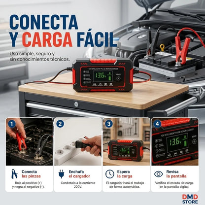 Cargador para Baterías de Auto